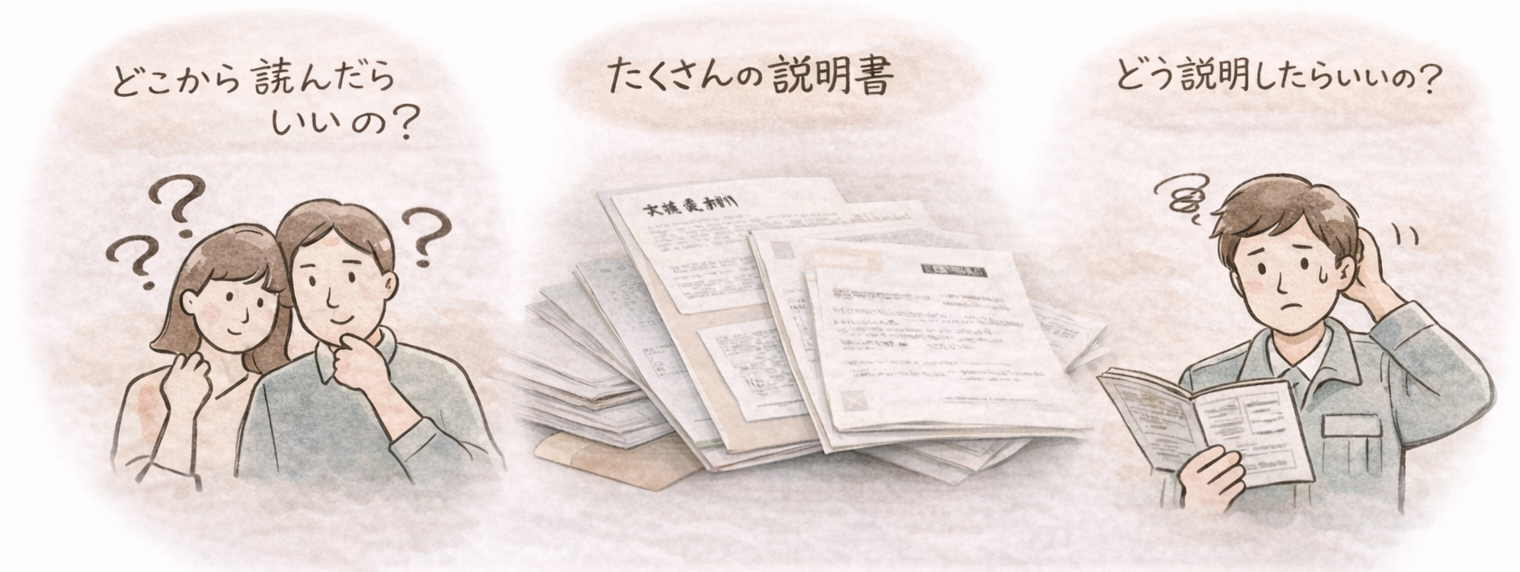 説明に困るイメージ